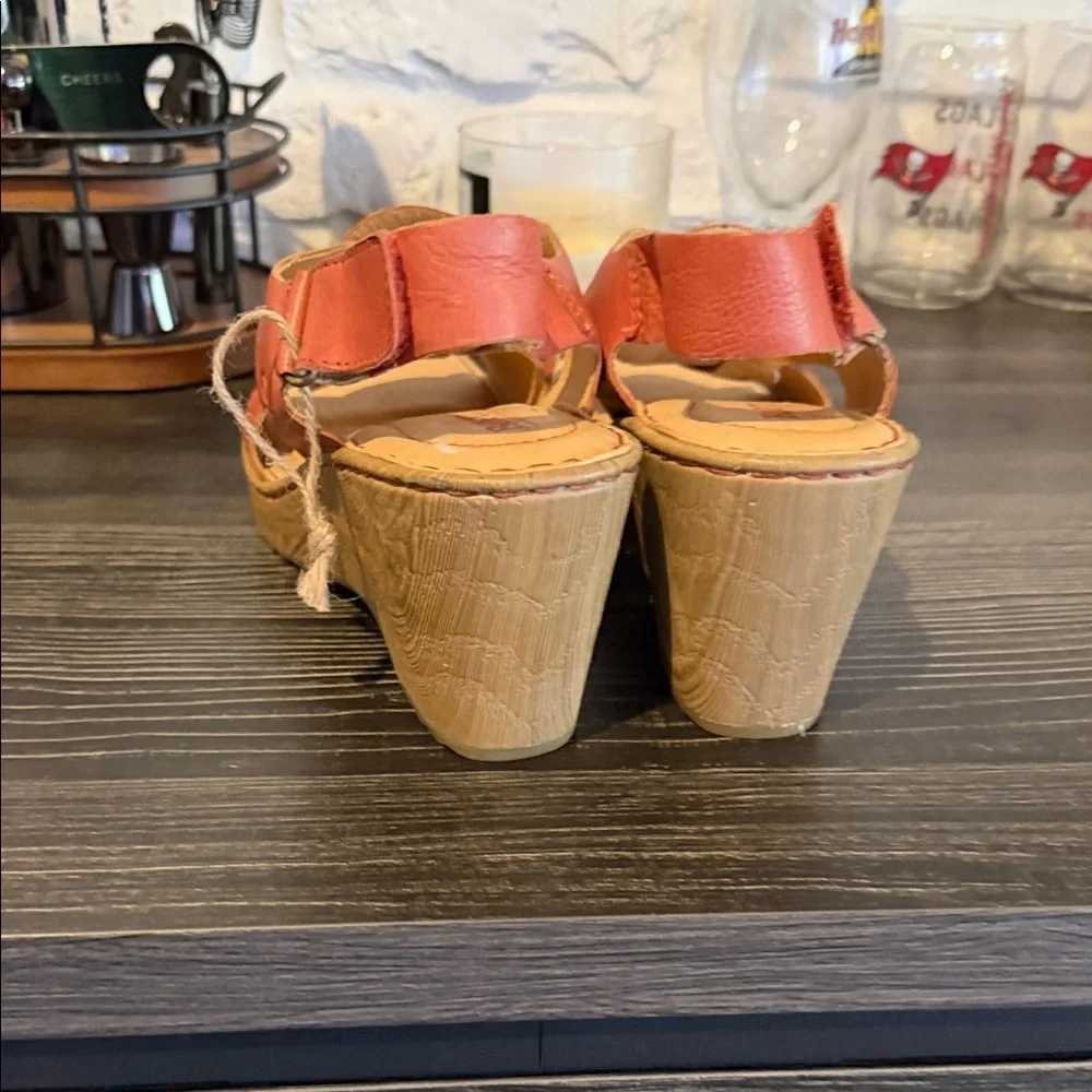 Born Women's Orange Woven Sandals - Picture 3 of 7